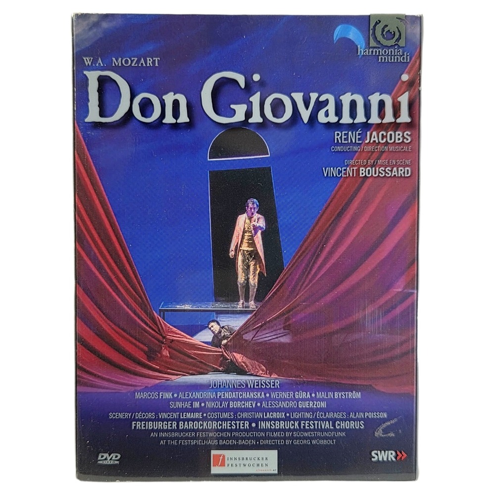Don Giovanni Opera DVD Rene Jacobs Harmonia Mundi Classical Music Video